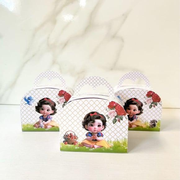 Caixa Maletinha Round Branca de Neve Baby