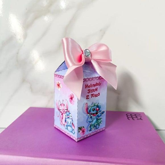 Caixa Milk 3d Stitch e Angel