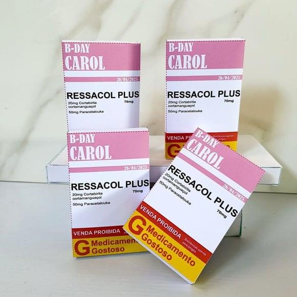 Caixa Personalizada Kit Ressaca