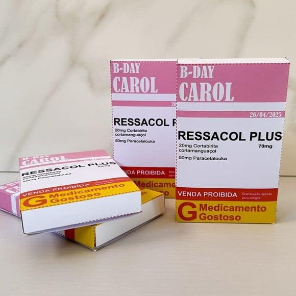 Caixa Personalizada Kit Ressaca