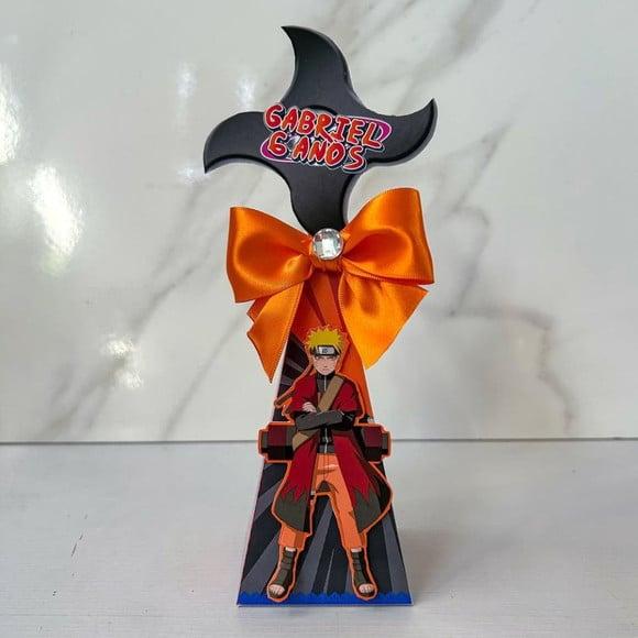 Caixa Pirâmide 3d Naruto