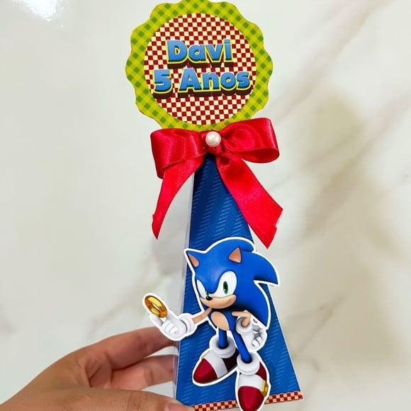 Caixa Pirâmide 3d Sonic