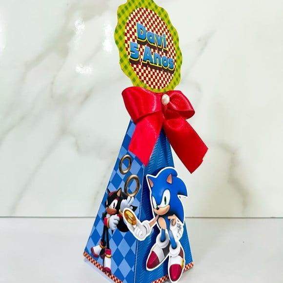 Caixa Pirâmide 3d Sonic