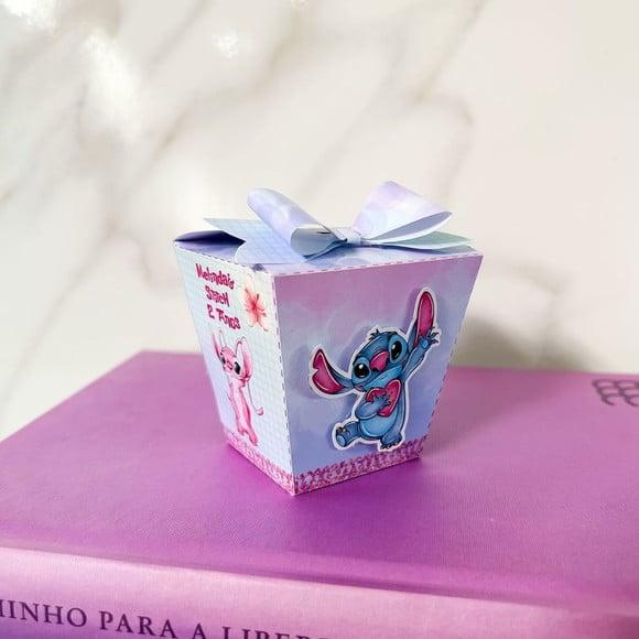 Caixa Sushi 3d Stitch e Angel