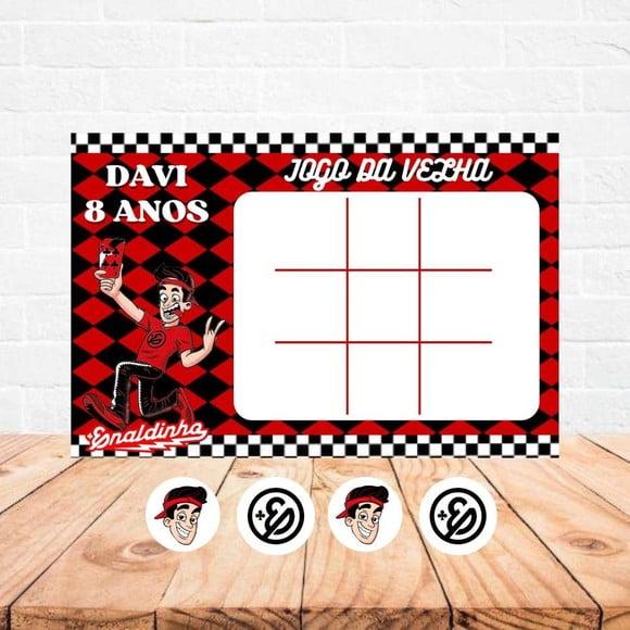 Jogo da Velha - Lembrancinha Enaldinho
