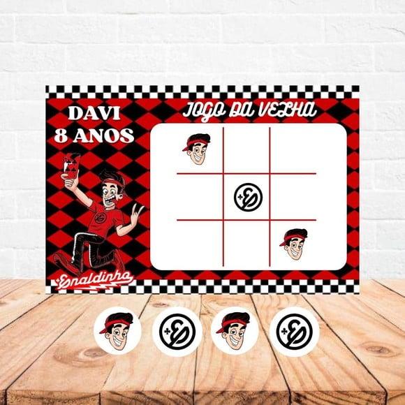 Jogo da Velha - Lembrancinha Enaldinho