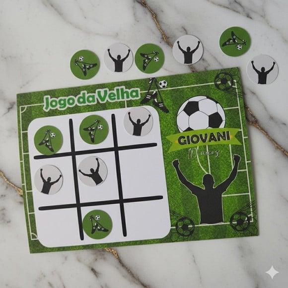 Jogo da Velha Personalizado Futebol Lembrancinha