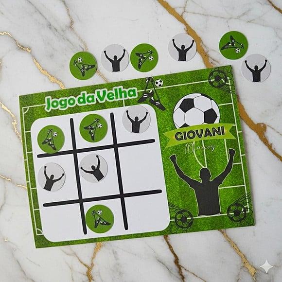 Jogo da Velha Personalizado Futebol Lembrancinha