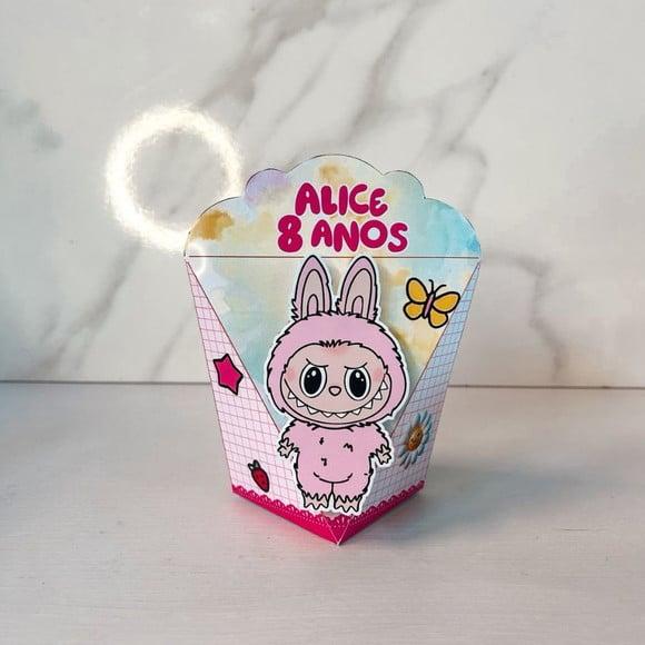 Kit 20 Caixas Lembrancinhas Personalizadas Labubu