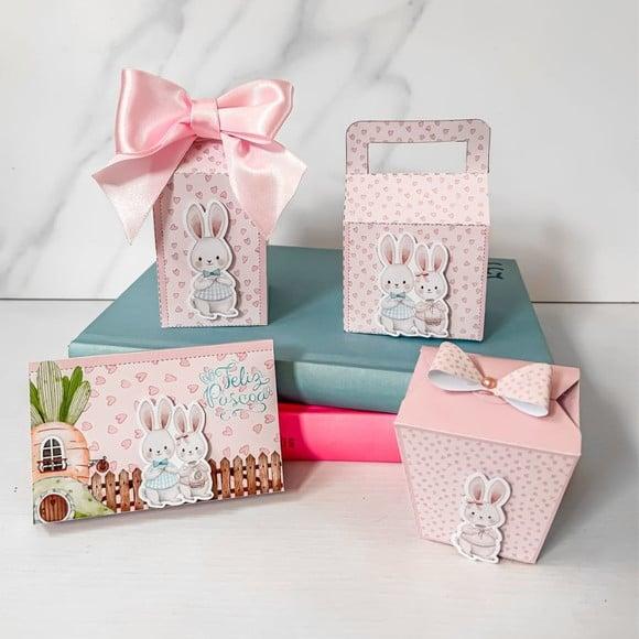 Kit 20 Caixas Personalizadas Páscoa