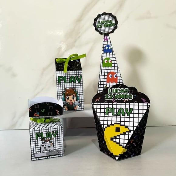 Kit 20 Caixas Personalizadas Video Game Gamer Básicas