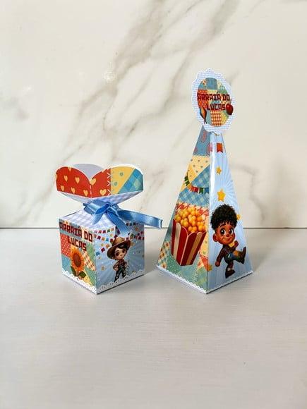 Kit 20 Personalizados Festa Junina Arraial Charraiá Menino