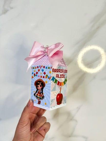 Kit 20 Personalizados Festa Junina Arraial Charraiá Menina