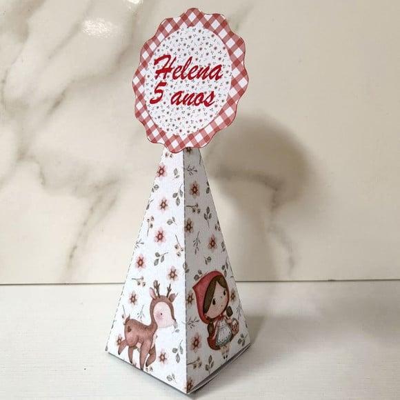 Kit 25 Caixas Personalizadas Chapeuzinho Vermelho Básicas