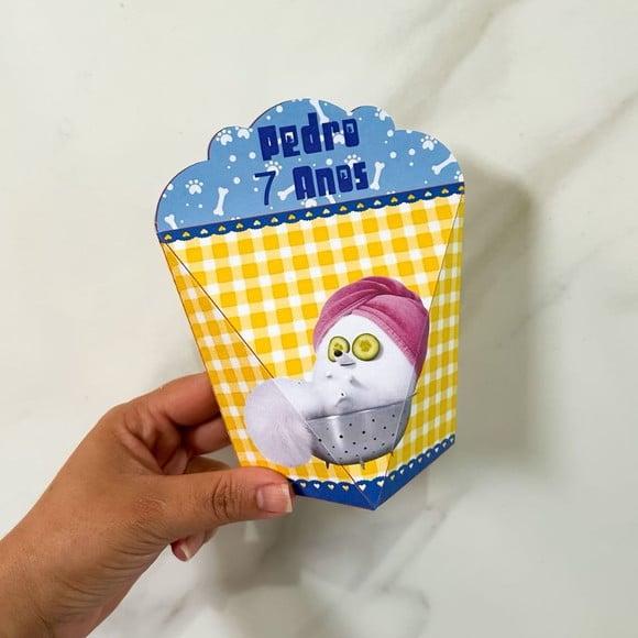 Kit 25 Caixas Personalizadas Pets a Vida Secreta dos Bichos