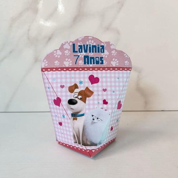 Kit 25 Caixas Personalizadas Pets a Vida Secreta dos Bichos