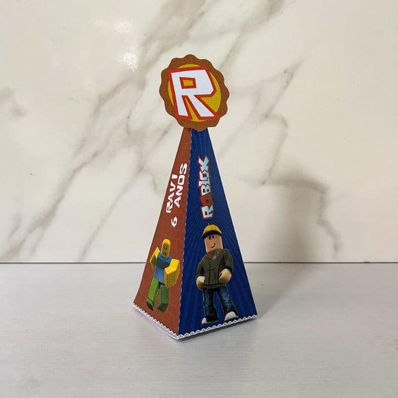 Kit 25 Caixas Personalizadas Roblox Menino Básicas