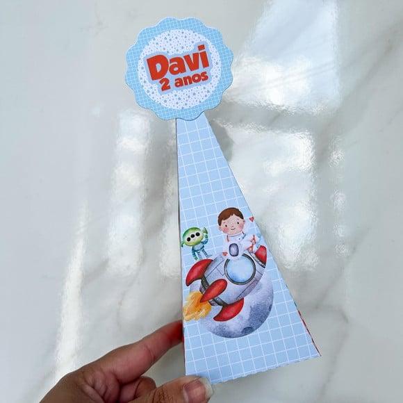 Kit 40 Caixas Personalizadas Astronauta Básicas