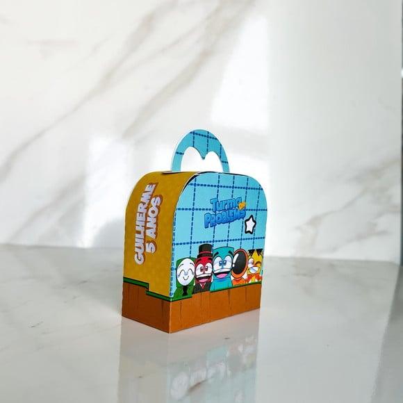 Kit 40 Caixas Personalizadas Turma do Problems Básicas