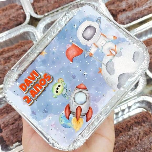 Marmitinha Astronauta Personalizada - 200g