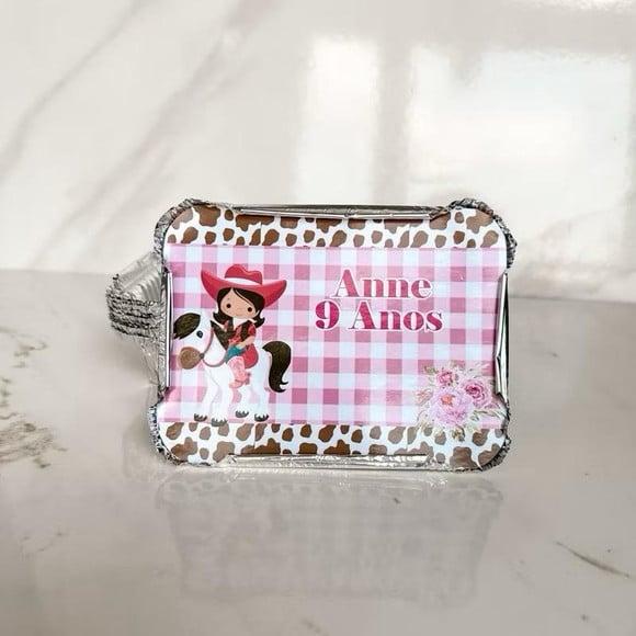 Marmitinha Boiadeira Cowgirls Personalizada 220g