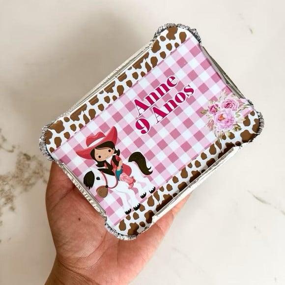Marmitinha Boiadeira Cowgirls Personalizada 220g