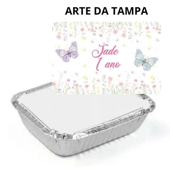 Marmitinha Jardim das Borboletas Personalizada - 200g