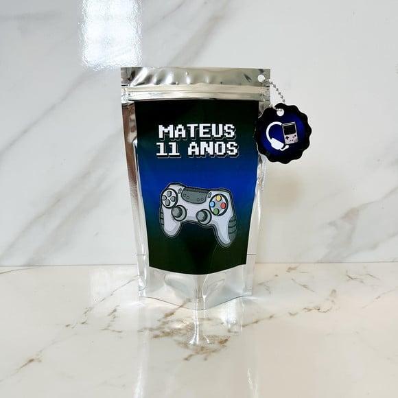 Saquinho Metalizado Personalizado Vídeo Game m