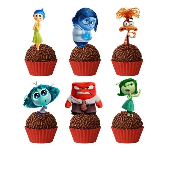 Topper Docinho Divertamente 2- 4cm