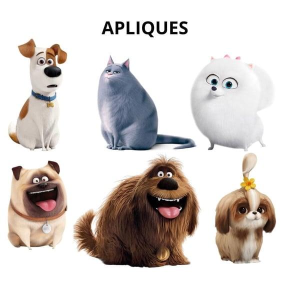 Topper Docinho Pets a Vida Secreta dos Bichos- 4cm