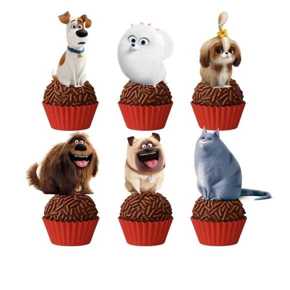 Topper Docinho Pets a Vida Secreta dos Bichos- 4cm