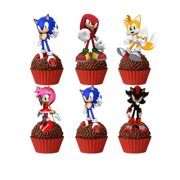 Topper Docinho Sonic - 4cm
