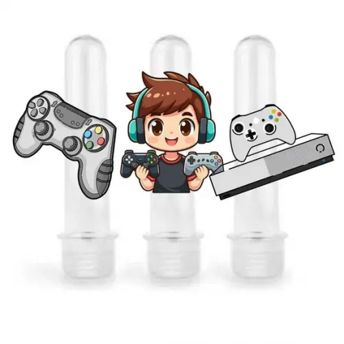 Aplique 8cm para Tubetes Vídeo Game- (para Tubete 13cm)