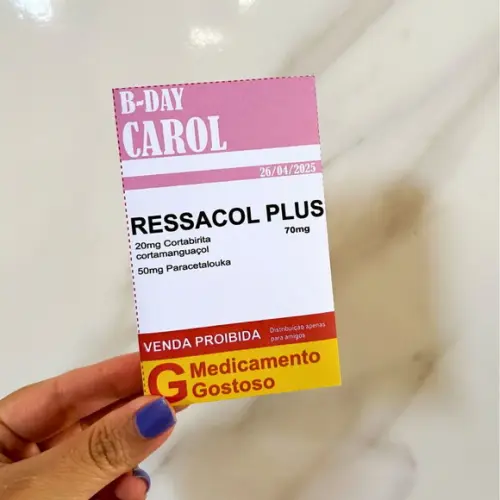 Caixa Personalizada Kit Ressaca