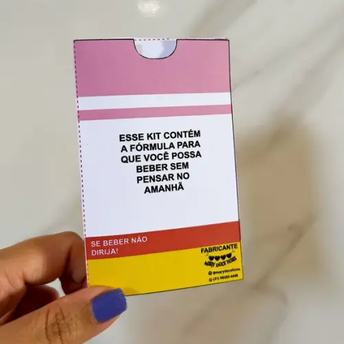 Caixa Personalizada Kit Ressaca