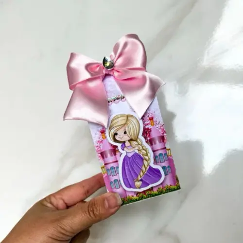 Kit 20 Caixas Lembrancinha Personalizada Princesas Semi Luxo