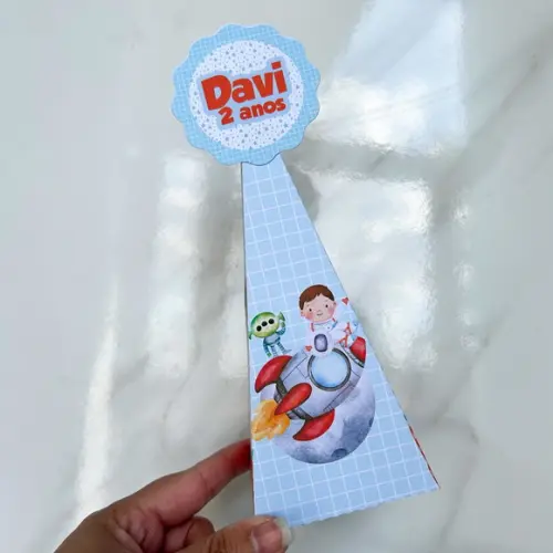 Kit 20 Caixas Personalizadas Astronauta Básicas