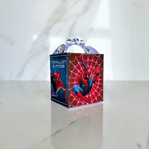 Kit 25 Caixas Personalizadas Homem Aranha Básicas