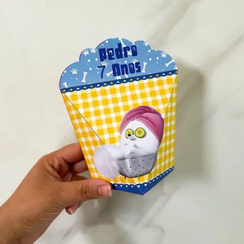 Kit 25 Caixas Personalizadas Pets a Vida Secreta dos Bichos