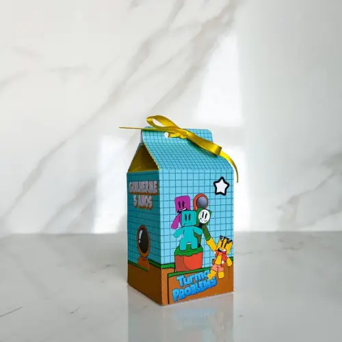 Kit 40 Caixas Personalizadas Turma do Problems Básicas