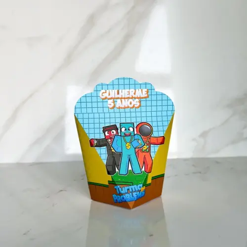 Kit 40 Caixas Personalizadas Turma do Problems Básicas