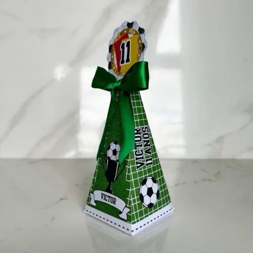 Kit 50 Caixas Personalizadas Futebol Básicas