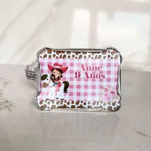Marmitinha Boiadeira Cowgirls Personalizada 220g