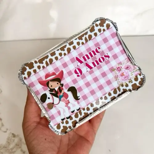 Marmitinha Boiadeira Cowgirls Personalizada 220g