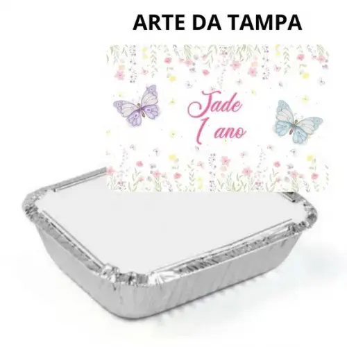 Marmitinha Jardim das Borboletas Personalizada - 200g
