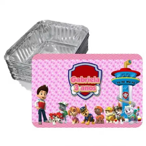 Marmitinha Patrulha Canina Menina Personalizada 220g