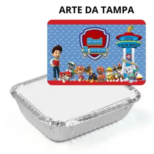 Marmitinha Patrulha Canina Personalizada 220g