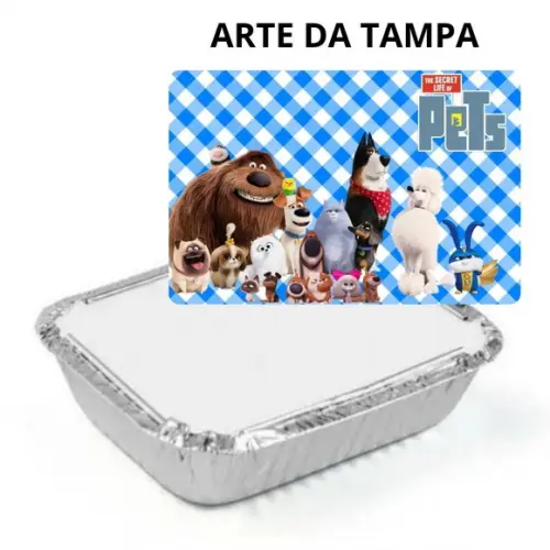 Marmitinha Pets o Mundo Secreto dos Bichos Personalizada220g