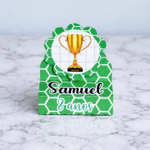 Porta Bis Duplo Personalizado Futebol Lembrancinha Festa