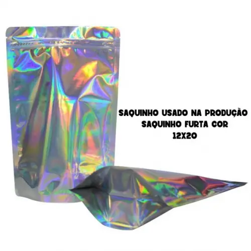 Saquinho Metalizado m 12x20 Safari Menino Lembrancinha